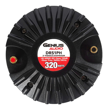 DR51PH 2'' VOICE COIL PROFESSIONAL DRIVER PHENOLIC