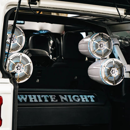 CF-X6TP NXL 6.5" Marine and Powersports Towers LED RGB Lights 100 Watts Rms - Black Carbon Fiber