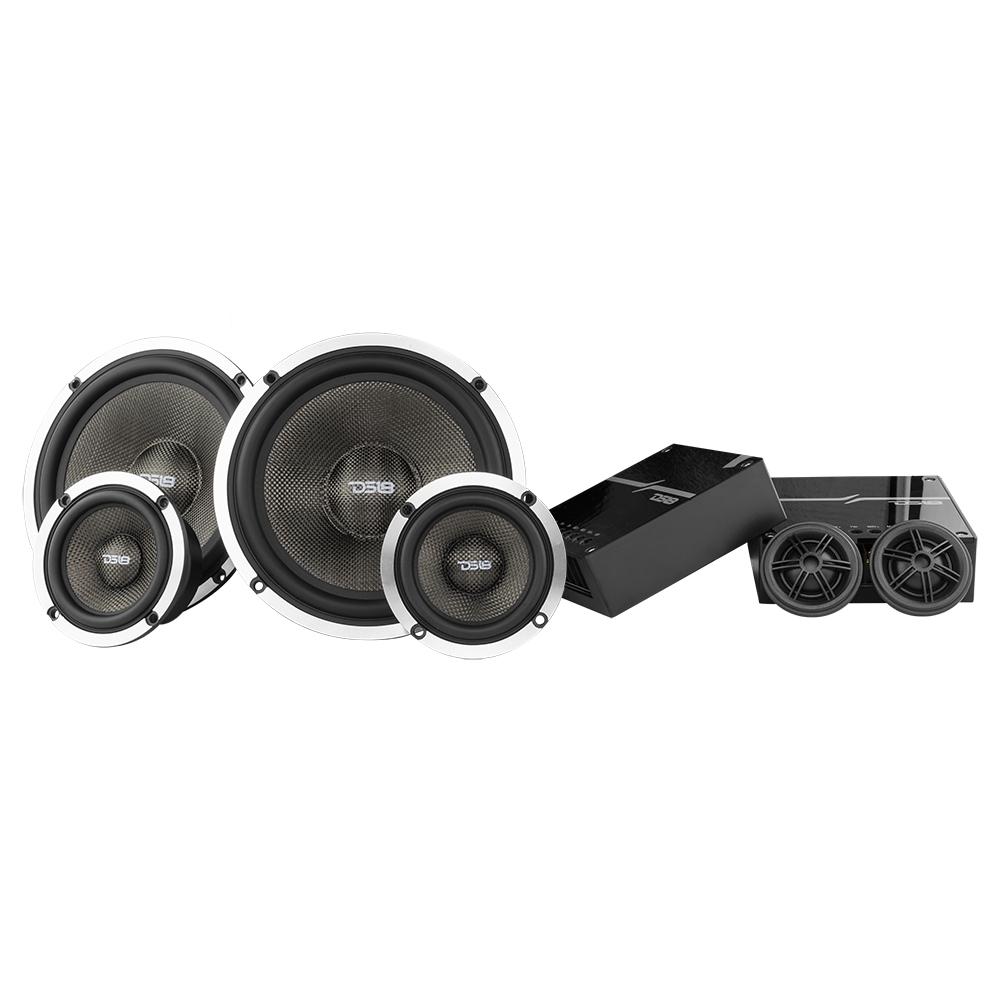 DX3 3-Way Component Speaker System With Kevlar Cone 290 Watts Rms 4-Ohm