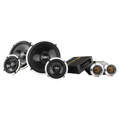 DX3N 3-WAY NEODYMIUM COMPONENT SPEAKER SYSTEM WITH CARBON FIBER CONE 290 WATTS RMS 4-OHM