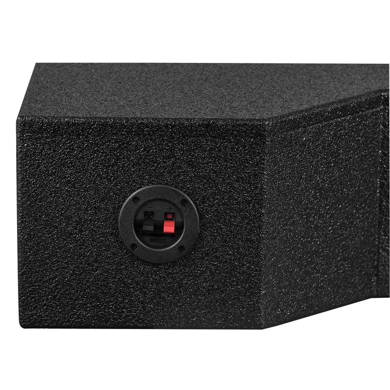 EBM-FFPRAM19-2X8.LDPKG Loaded 2 x 8" Subwoofer Enclosure for 2019 – 2024 RAM Trucks