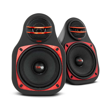 EN4P High Density Abs 2-Way Universal Pod 1 X 4" Loudspeaker and 1 X .5-1” Tweeter(Pair)