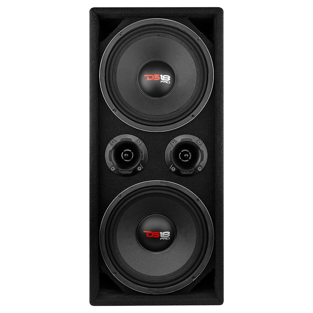 ENS-PRO-CHX102A.LD Dual 10" Loaded Ported Voceteo box