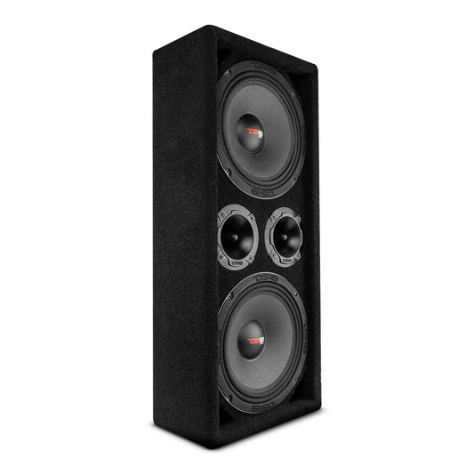 ENS-PRO-CHX82A.LD Dual 8" Loaded Ported Voceteo Box