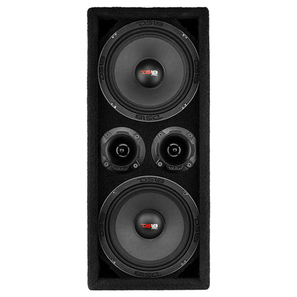 ENS-PRO-CHX82A.LD Dual 8" Loaded Ported Voceteo Box