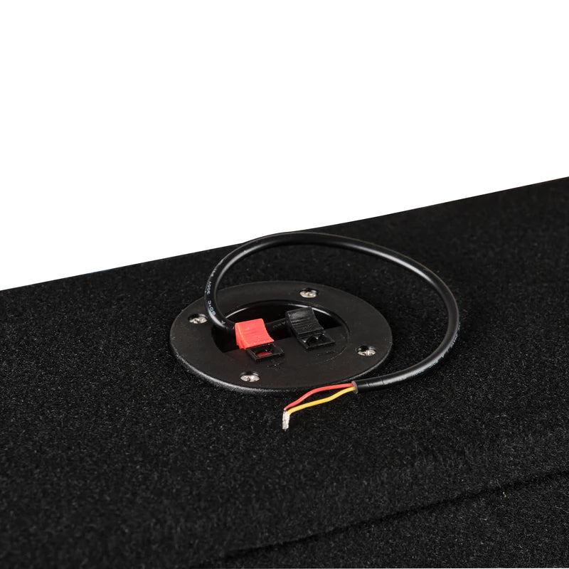 EXCL-FORDBASS.FF/17-UP-LDPKG Ford F-150 Forward Firing Loaded Subwoofer Enclosure with Dream LED Lights, Amplifier and Wiring Kit