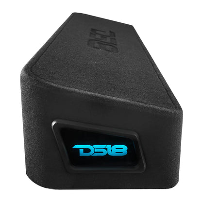 EXCL-FORDBASS.FF/17-UP-LDPKG Ford F-150 Forward Firing Loaded Subwoofer Enclosure with Dream LED Lights, Amplifier and Wiring Kit