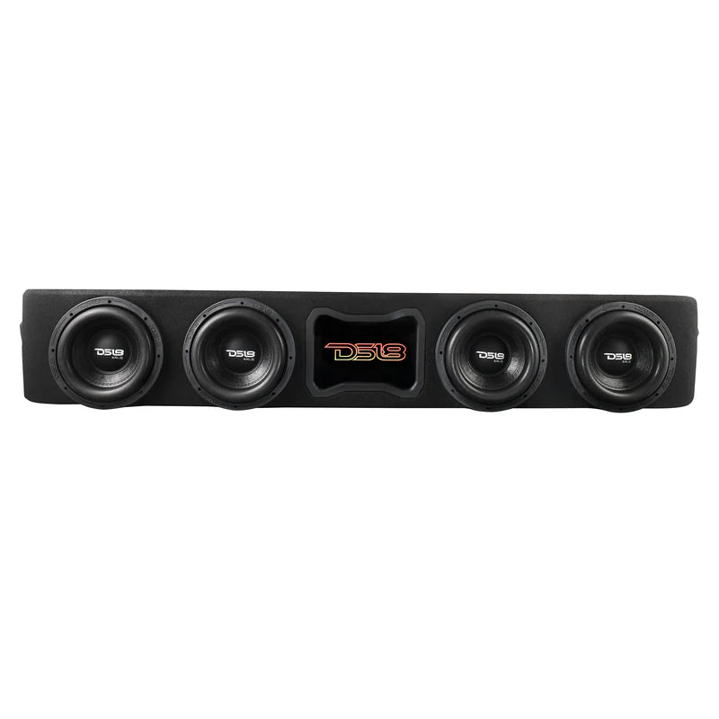 EXCL-FORDBASS.FF/17-UP-LDPKG Ford F-150 Forward Firing Loaded Subwoofer Enclosure with Dream LED Lights, Amplifier and Wiring Kit