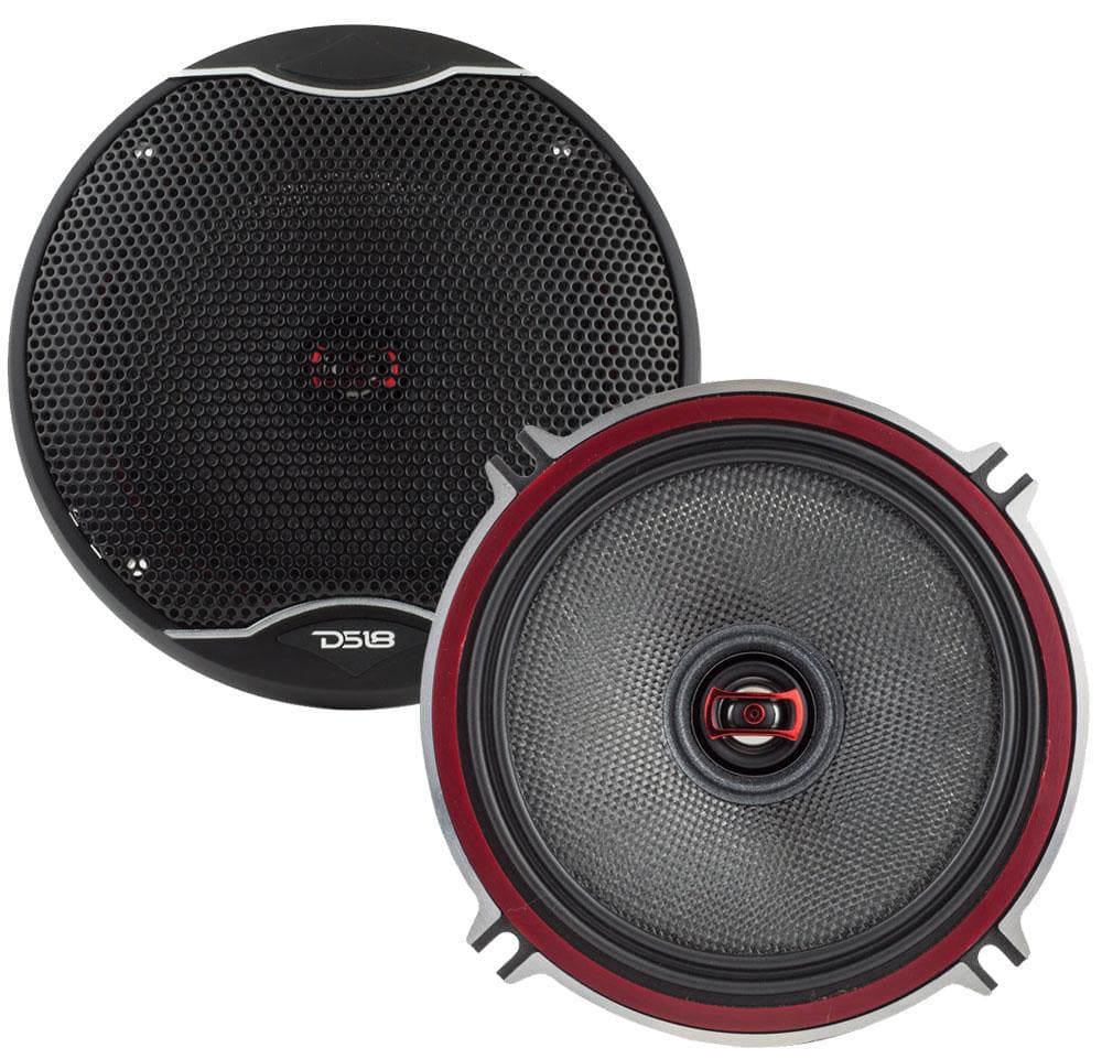 EXL-SQ5.25 2-Way Coaxial Speaker with Fiber Glass Cone 80 Watts Rms 3-Ohm