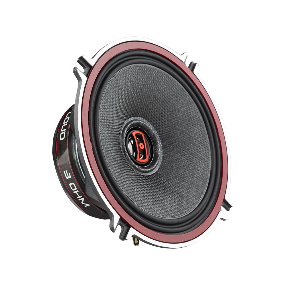 EXL-SQ5.25 2-Way Coaxial Speaker with Fiber Glass Cone 80 Watts Rms 3-Ohm