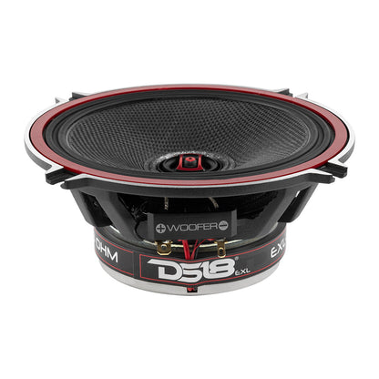 EXL-SQ5.25 2-Way Coaxial Speaker with Fiber Glass Cone 80 Watts Rms 3-Ohm