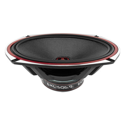 EXL-SQ6.9 2-Way Coaxial Speaker with Fiber Glass Cone 160 Watts Rms 3-Ohm