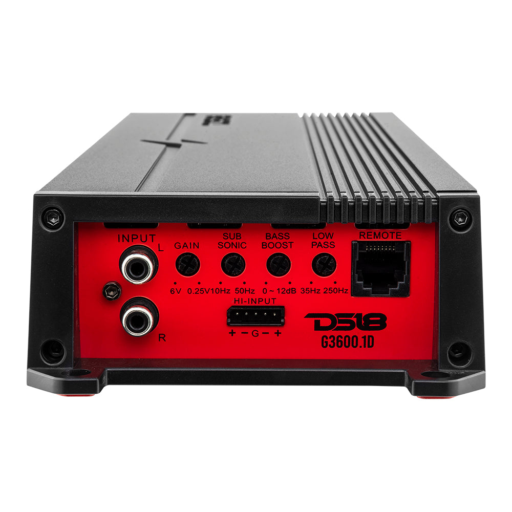 G3600.1D GEN-X Class D 1-Channel Amplifier 1200 Watts Rms @ 1-Ohm