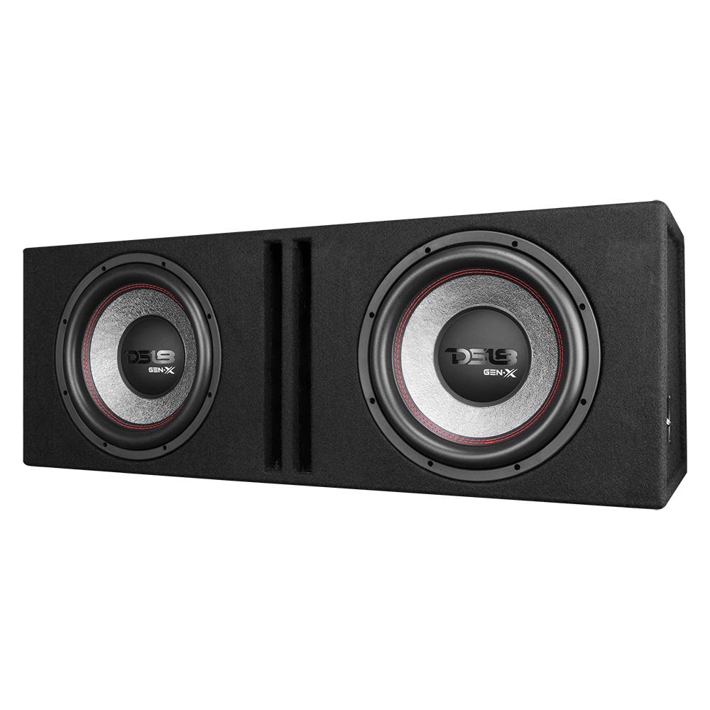 GEN-X212LD Dual 12" Loaded Subwoofer Ported Enclosure With GEN-X124D 900 Watts Rms