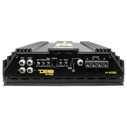 H-KO10/XA HOOLIGAN KO Gold 1-Channel Amplifier with Voltmeter 10000 Watts Rms @ 1-Ohm Made In Korea