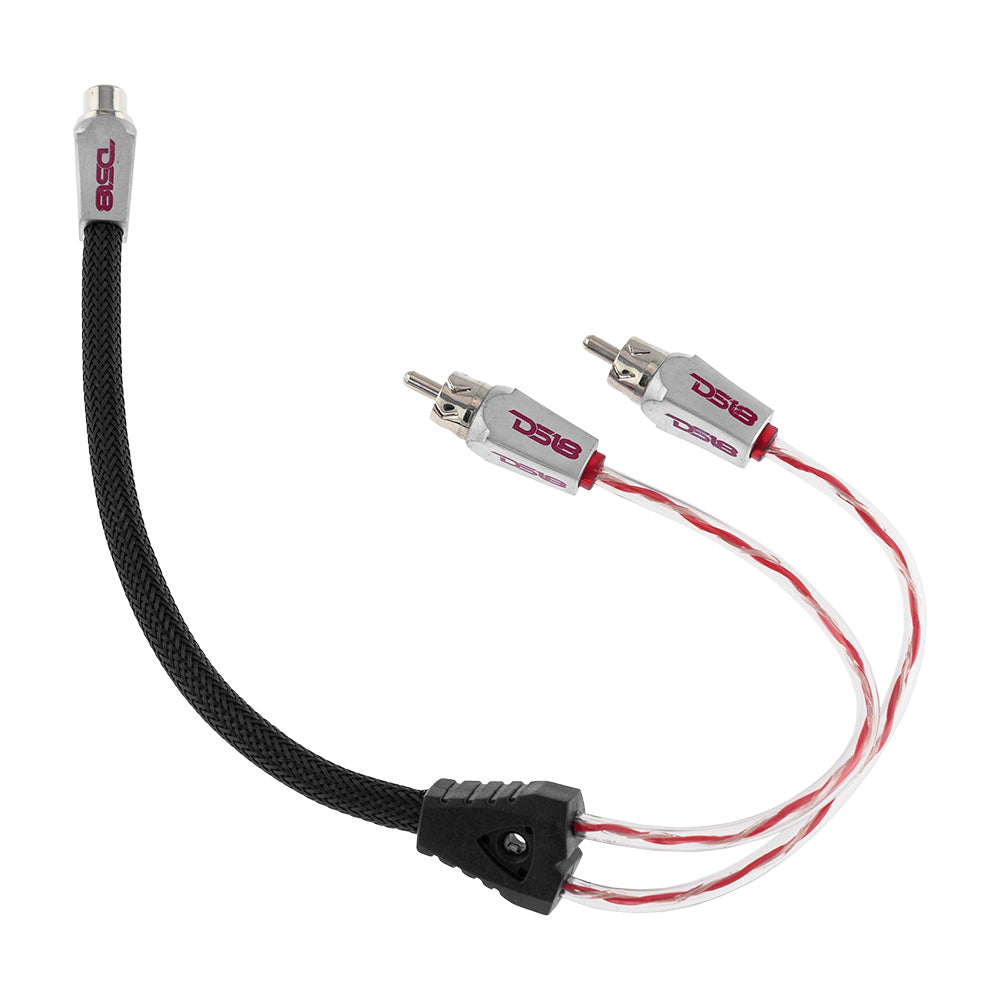 HQRCA-1F2MKIT Level 3 100% OFC RCA Y Connector 2 Female to 1 Male