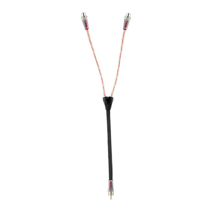 HQRCA-2F1MRD Level 3 100% OFC RCA Y Connector 2 Female to 1 Male