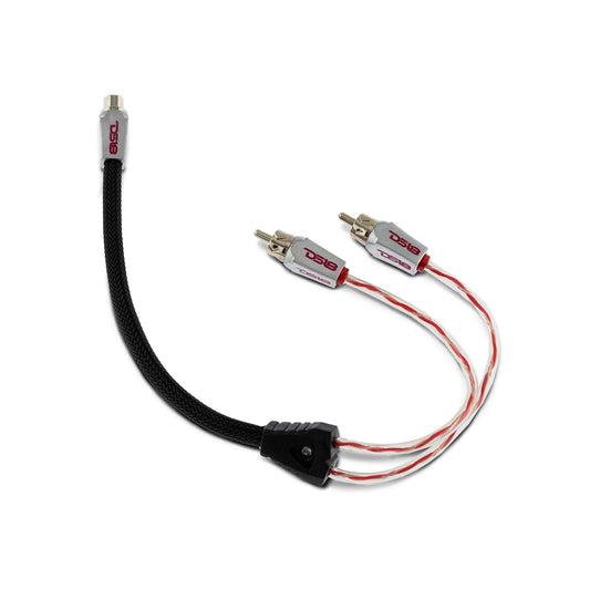 HQRCA-1F2MRD LEVEL 3 100% OFC RCA Y CONNECTOR 1 FEMALE TO 2 MALE