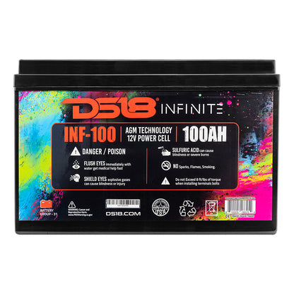 INF-100AH INFINITE 100 AH AGM Power Cell Battery