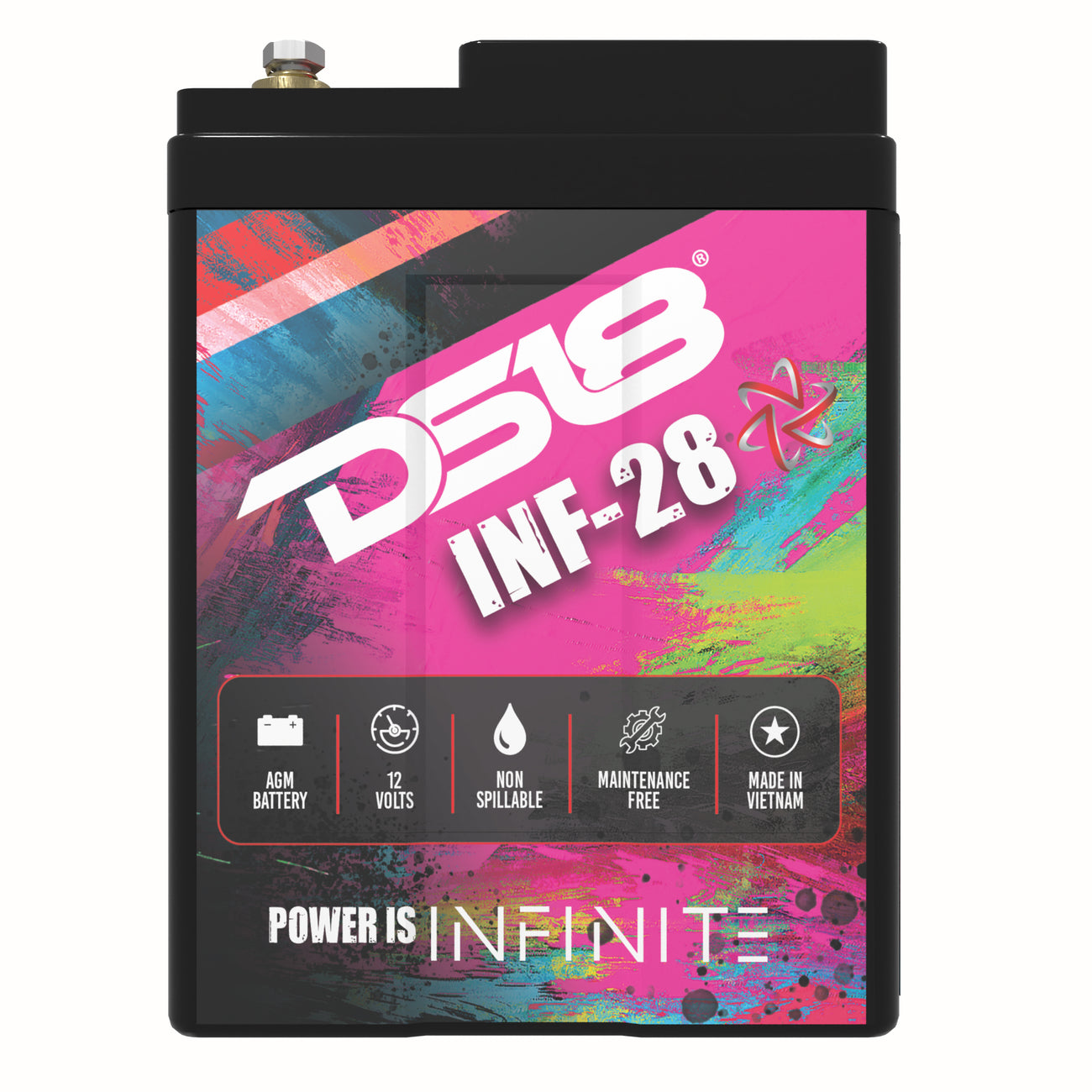 INF-28AH INFINITE 28 AH AGM Power Cell Battery