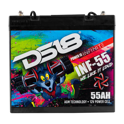 INF-55 DS18 INFINITE 1750 Watts 55 AH AGM Power Cell