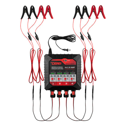 INF-C1.5AX4 Automatic Smart Lithium and AGM Battery Charger and Maintainer