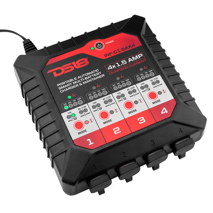 INF-C1.5AX4 Automatic Smart Lithium and AGM Battery Charger and Maintainer