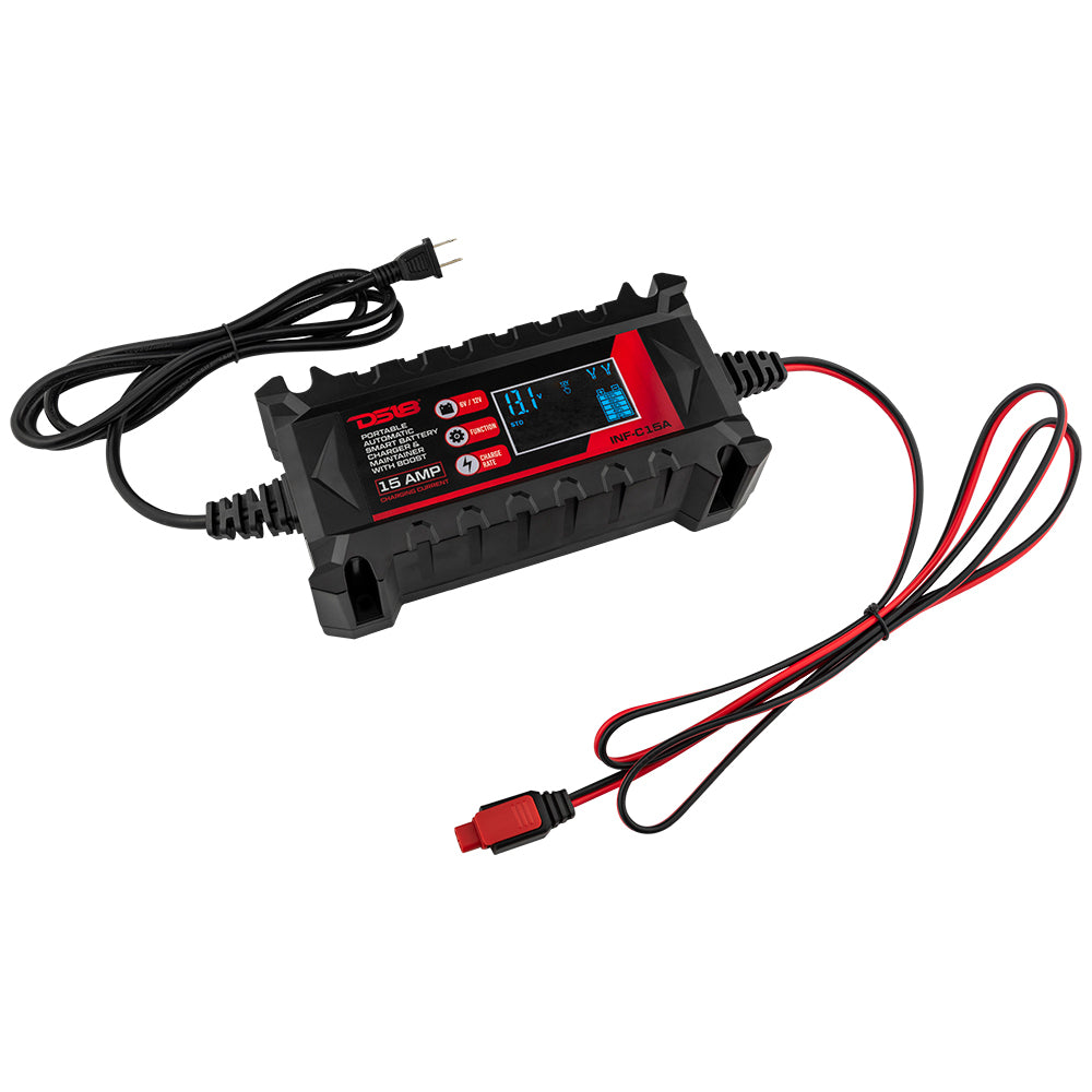 INF-C15A Automatic Smart Lithium and AGM Car Battery Charger &amp; Maintainer