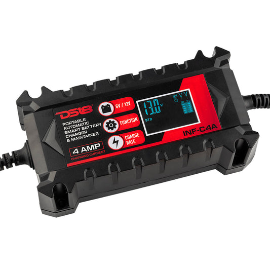 INF-C4A AUTOMATIC SMART LITHIUM AND AGM CAR BATTERY CHARGER