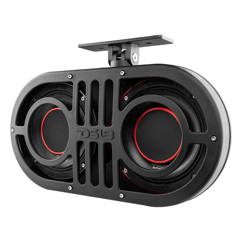 JVOCE Dual 6.5" Marine and Powersports PRO Roll Cage Sound Bar System with Built in LED RGB Lights450 Watts Rms ( 2 x PRO-HY6.4B Included)