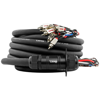 MDSA10/4.30FT Snake, Medusa 10 Channel RCA and 4 x 12GA OFC Power Wire 30 Feet