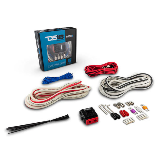 MOFCKIT4 4-GA Marine Tinned OFC Amplifier Installation Kit - WHITE