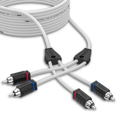 MOFCR-6FT RCA Marine Grade Tinned 100% Copper OFC 6 Feet - WHITE