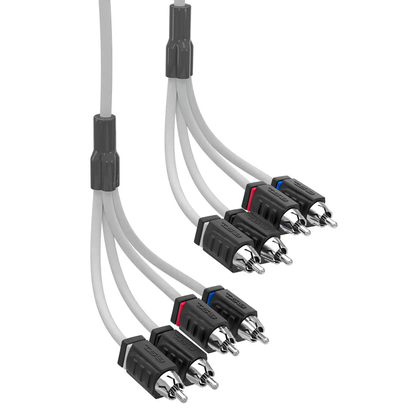 MOFCR-25FT.4CH RCA Marine Grade Tinned 100% Copper OFC 25 Feet / 4 Channel - WHITE