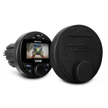 MRX100 Marine and Powersports Headunit 3" Color TFT screen , 2 Zones, 4 volts Output, BT, RDS 4 X 50 Watts