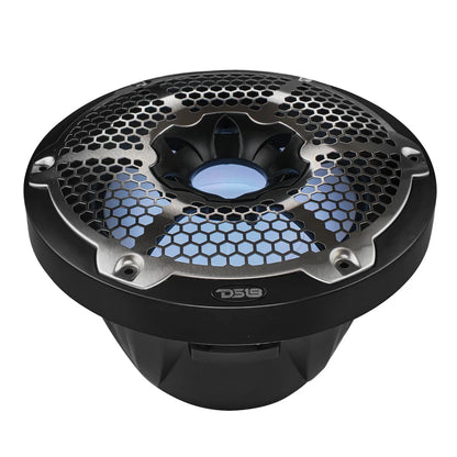NXL-10SUB/BK NXL 10" Marine Subwoofer with RGB LED Lights 300 Watts Rms SVC 4-Ohm - Black
