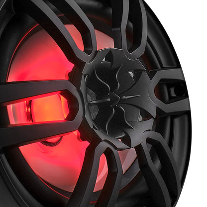 NXL-69/BK NXL 6x9" 2-Way Coaxial Marine Speaker With LED RGB Lights 125 Watts Rms 4-Ohm -Black