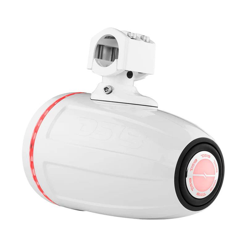 NXL-X6TPNEO/WH NXL 6.5" Neodymium Marine and Powersports Towers with Built-in Passive Radiator, 1" Driver and LED RGB Lights 150 Watts Rms -White