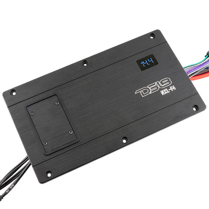 NXL-F4 NXL 4-Channel Full-Range Class D IP67 Marine and Powersports Flush Mount Amplifier 4 x 100 Watts Rms @ 4-Ohm