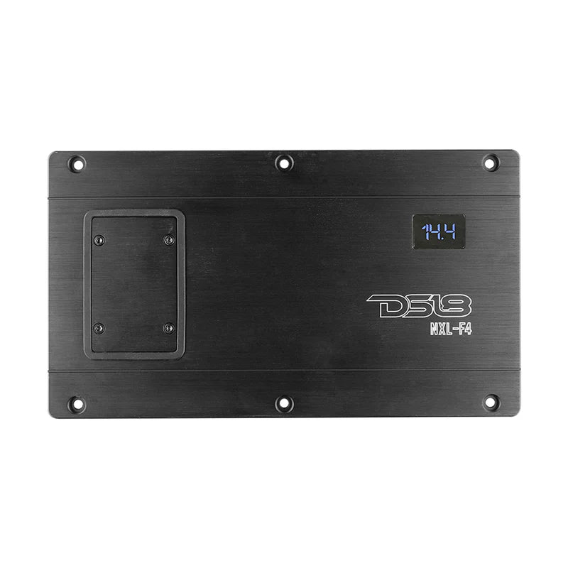 NXL-F4 NXL 4-Channel Full-Range Class D IP67 Marine and Powersports Flush Mount Amplifier 4 x 100 Watts Rms @ 4-Ohm