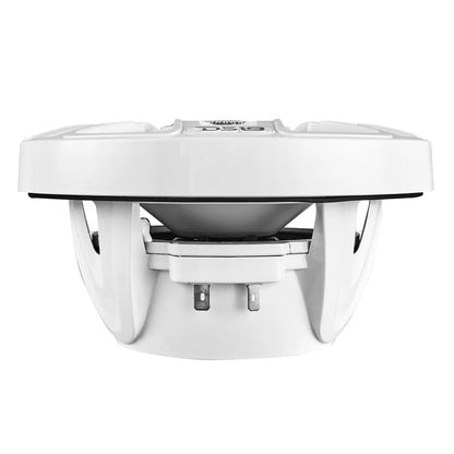 NXL-IQ8/WH NXL 8" 2-Way Coaxial Marine Speaker With Digital Led Lights And Bullet Tweeter 175 Watts 4-Ohm