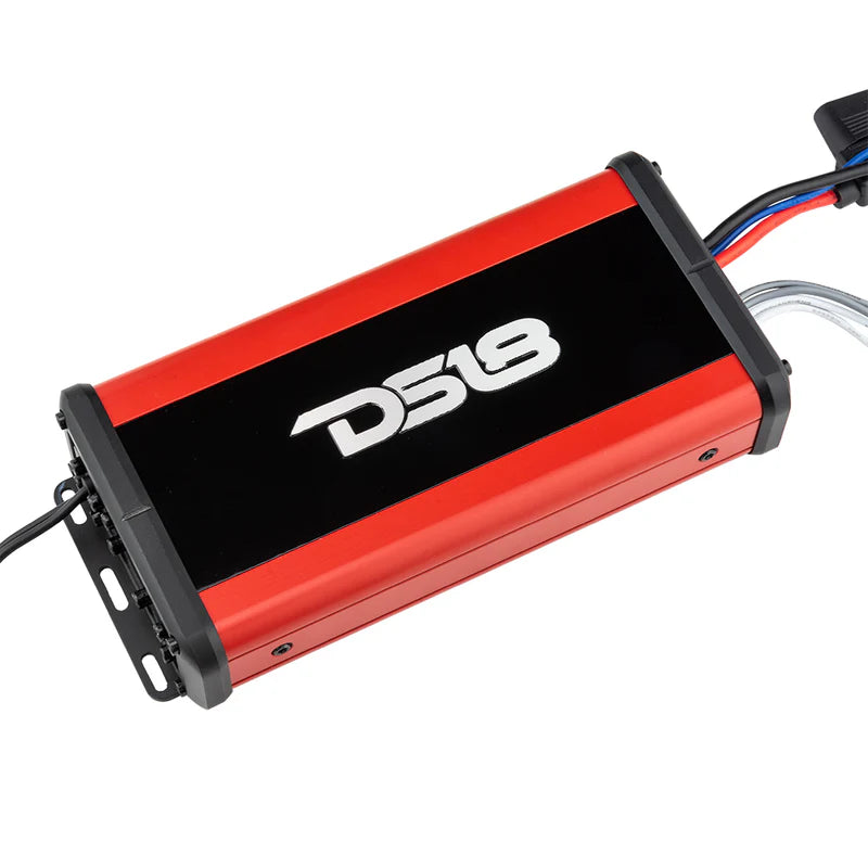 NXL-N4 NXL 4-Channel Full-Range Class D IP67 Marine and Powersports NANO Amplifier 4 x 100 Watts Rms @ 4-Ohm 1800 Watts Peak