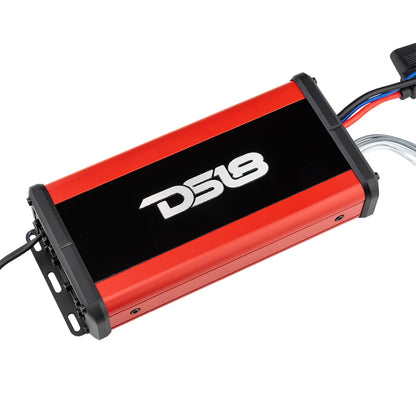 NXL-N4 NXL 4-Channel Full-Range Class D IP67 Marine and Powersports NANO Amplifier 4 x 100 Watts Rms @ 4-Ohm 1800 Watts Peak
