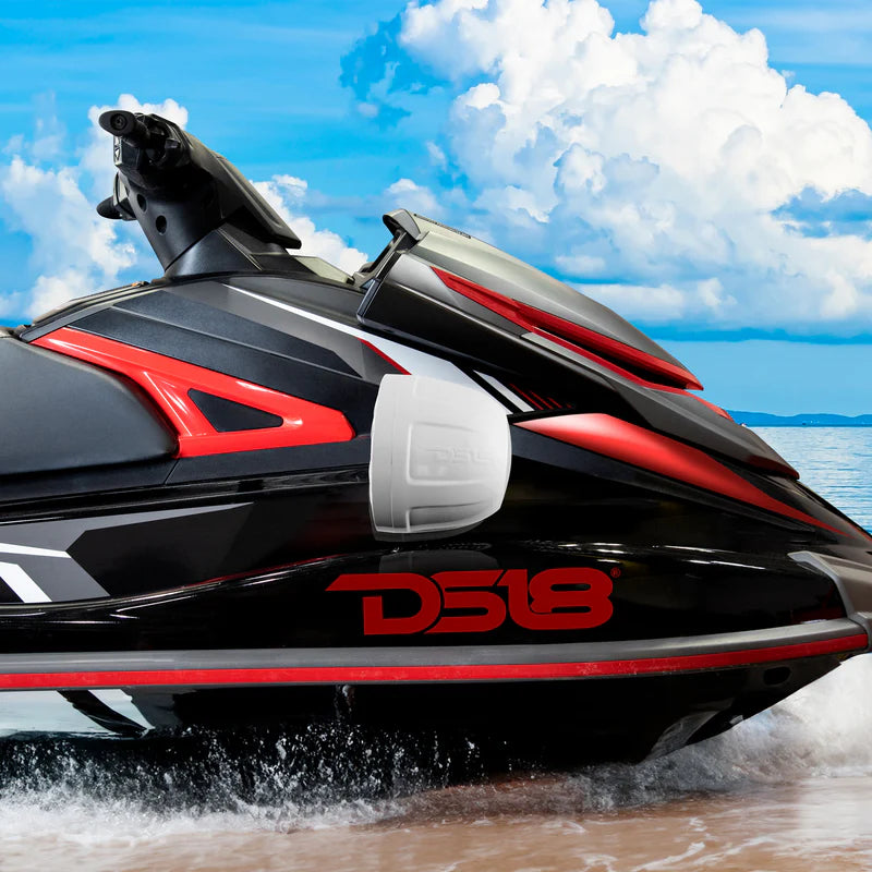 NXL-PS6W NXL 6.5" Pod 300w Speaker with Integrated RGB LED Lights (Pair) - Perfect For Jet Skis