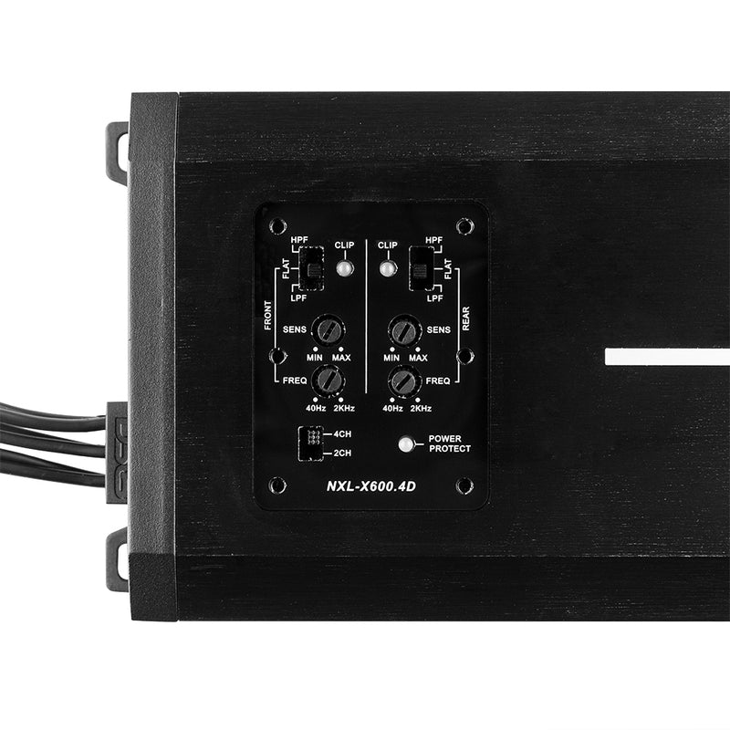 NXL-X600.4D NXL 4-Channel Full-Range Class D IP67 Marine and Powersports Amplifier 4 x 150 Watts Rms @ 4-Ohm