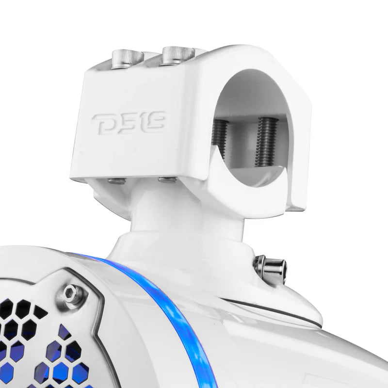 NXL-X6TPNEO/WH NXL 6.5" Neodymium Marine and Powersports Towers with Built-in Passive Radiator, 1" Driver and LED RGB Lights 150 Watts Rms -White