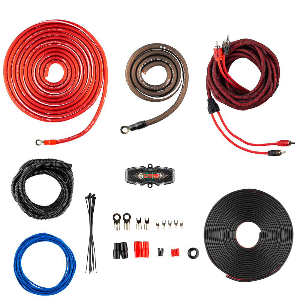 OFCKIT4 4-GA OFC 100% Copper Amplifier Installation Kit