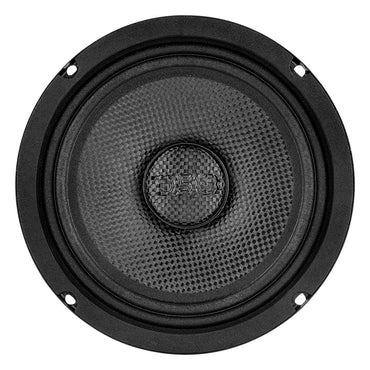 PRO-CF6.4SL Shallow Carbon Fiber Water resistant Cone Mid-Bass Loudspeaker 250 Watts Rms 4-Ohm