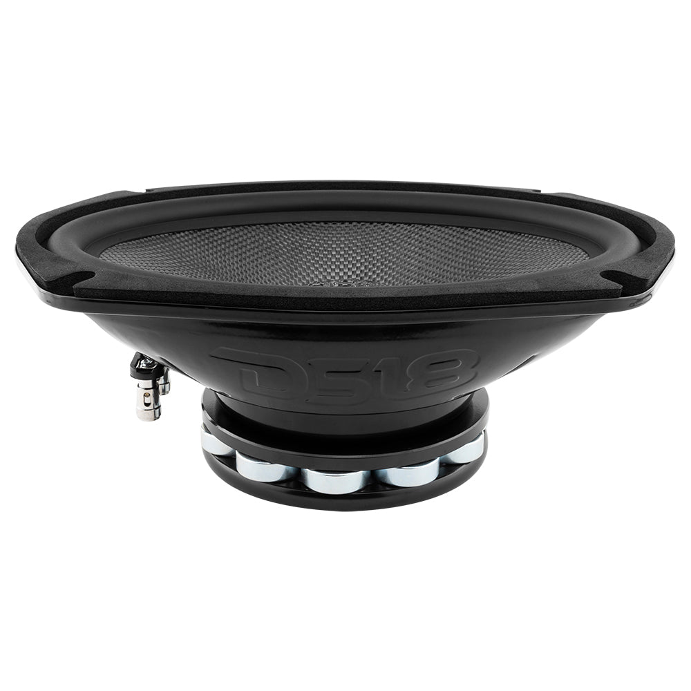 PRO-CF69.2NR Neodymium Carbon Fiber Water resistant Cone Mid-Bass Loudspeaker 300 Watts Rms 2-Ohm