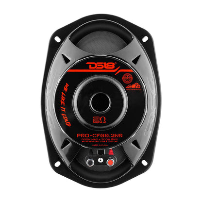 PRO-CF69.2NR Neodymium Carbon Fiber Water resistant Cone Mid-Bass Loudspeaker 300 Watts Rms 2-Ohm